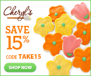 Save 15% on fresh-baked gourmet cookies, brownies, cakes and more