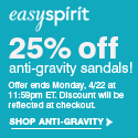 25% Off Anti-Gravity Sandals at Easy Spirit