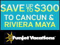 Save up to $300 per reservation to select hotels in Cancun and Riviera Maya