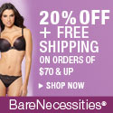 Get 20% off at BareNecessities.com. Free Shipping over $70! Exclusions apply