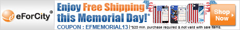 Enjoy Free Shipping this Memorial Day