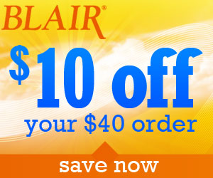 $10 OFF $40 Orders at Blair.com