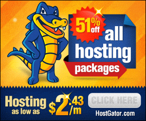 51% off all hosting packages