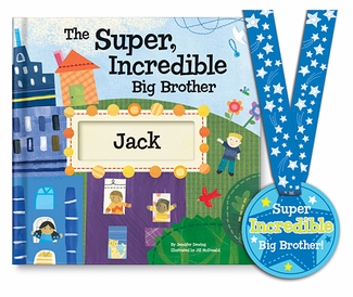 15% off The Super, Incredible Big Brother Personalized Book