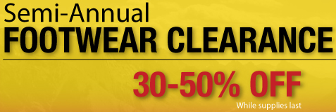 Semi Annual Footwear Sale - Get 30-50% Off