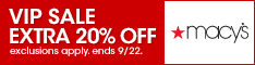 Extra 20% off at Macy's VIP sale