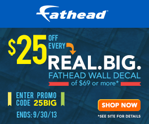 Get $25 Off Every REAL.BIG. Wall Decal of $69 or More!