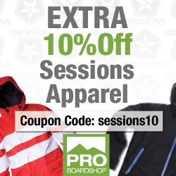 Take an Extra 10% Off all Sessions Outerwear at Proboardshop.com