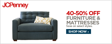 40% off select furniture & mattresses