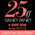 25% Off Hanky Panky at BareNecessities.com