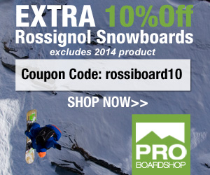Take an Extra 10% Off Rossignol Snowboards at Proboardshop.com