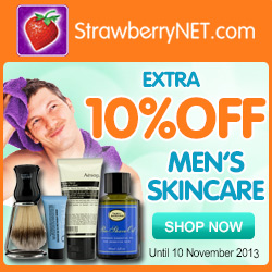 10% Off All Mens Skincare at StrawberryNET