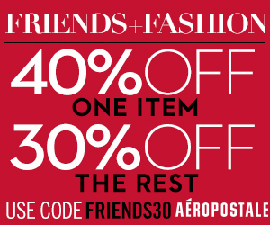 Friends and Fashion: 40% Off 1 Item, and 30% Off Everything Else