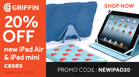 20% Off New iPad Air & iPad mini cases