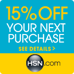 15% off your next single item purchase at HSN