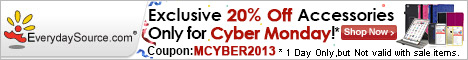 20% off all items this Cyber Monday